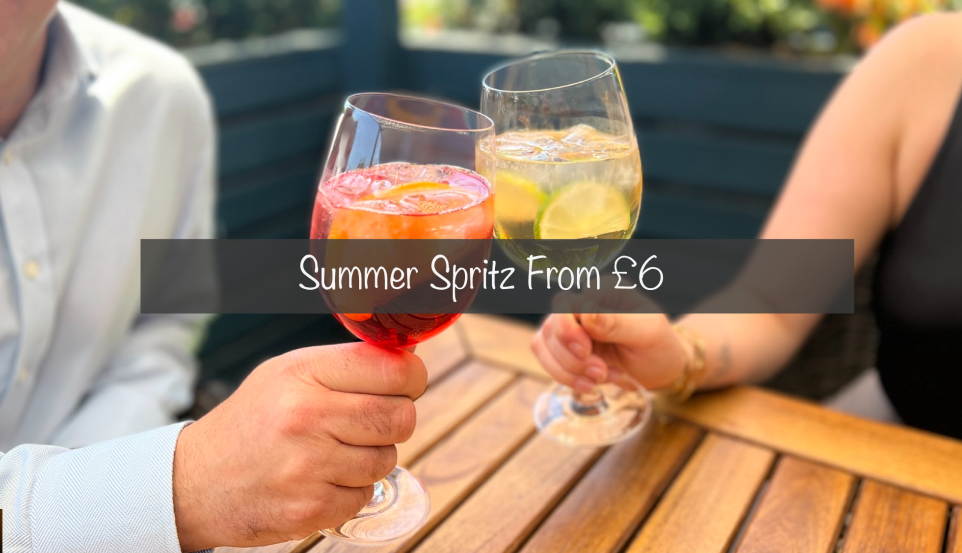 Spritz from £6 cocktail offer at the Hawk Inn
