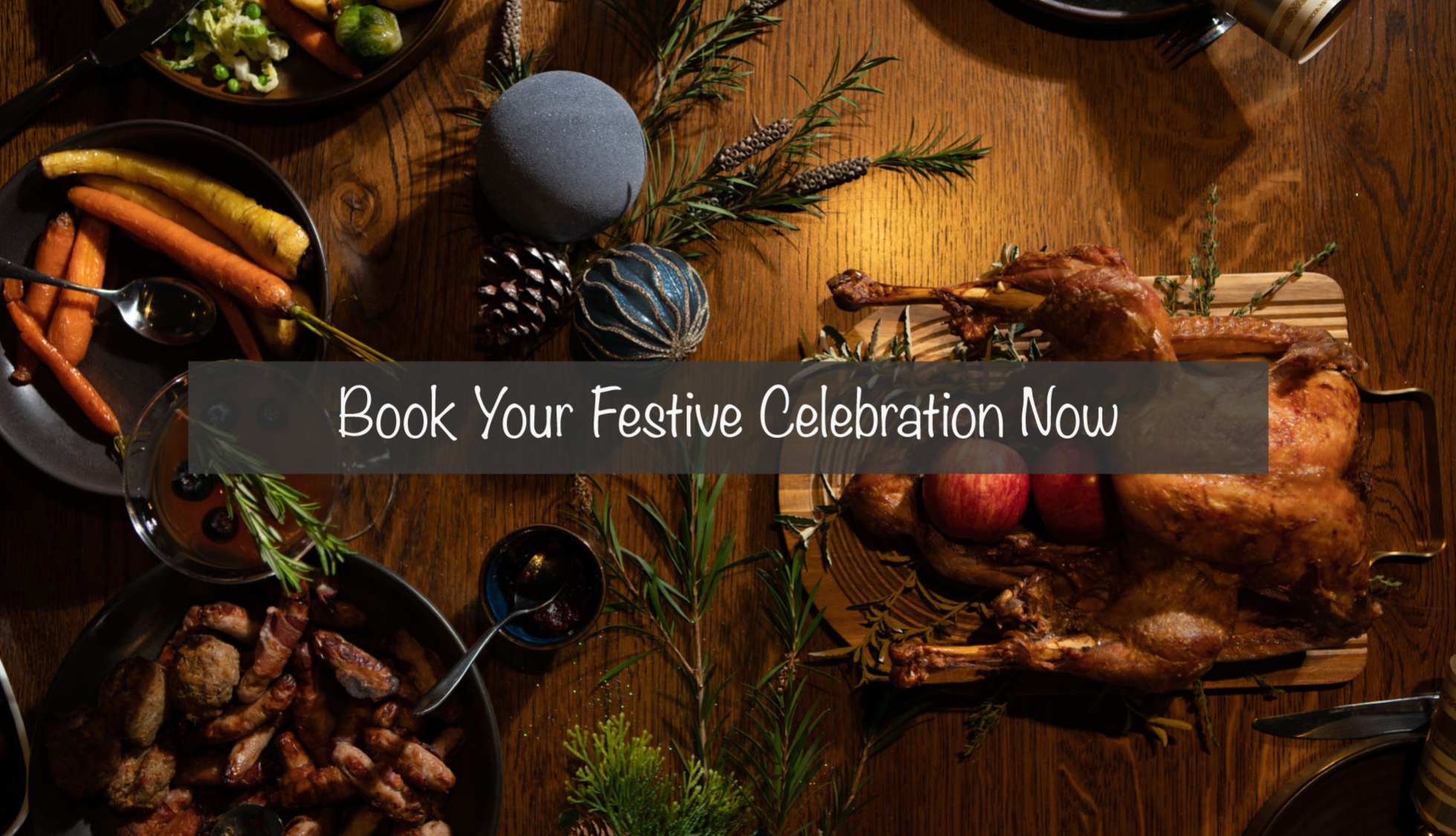Book your Christmas party at the Hawk Inn